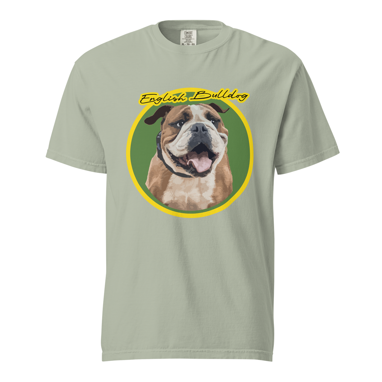${Bulldog (Heavyweight t-shirt)} ${Pet Lovers Bulldog Unisex (Heavyweight t-shirt)} ${xadaprints.com} ${XADA PRINTS}
