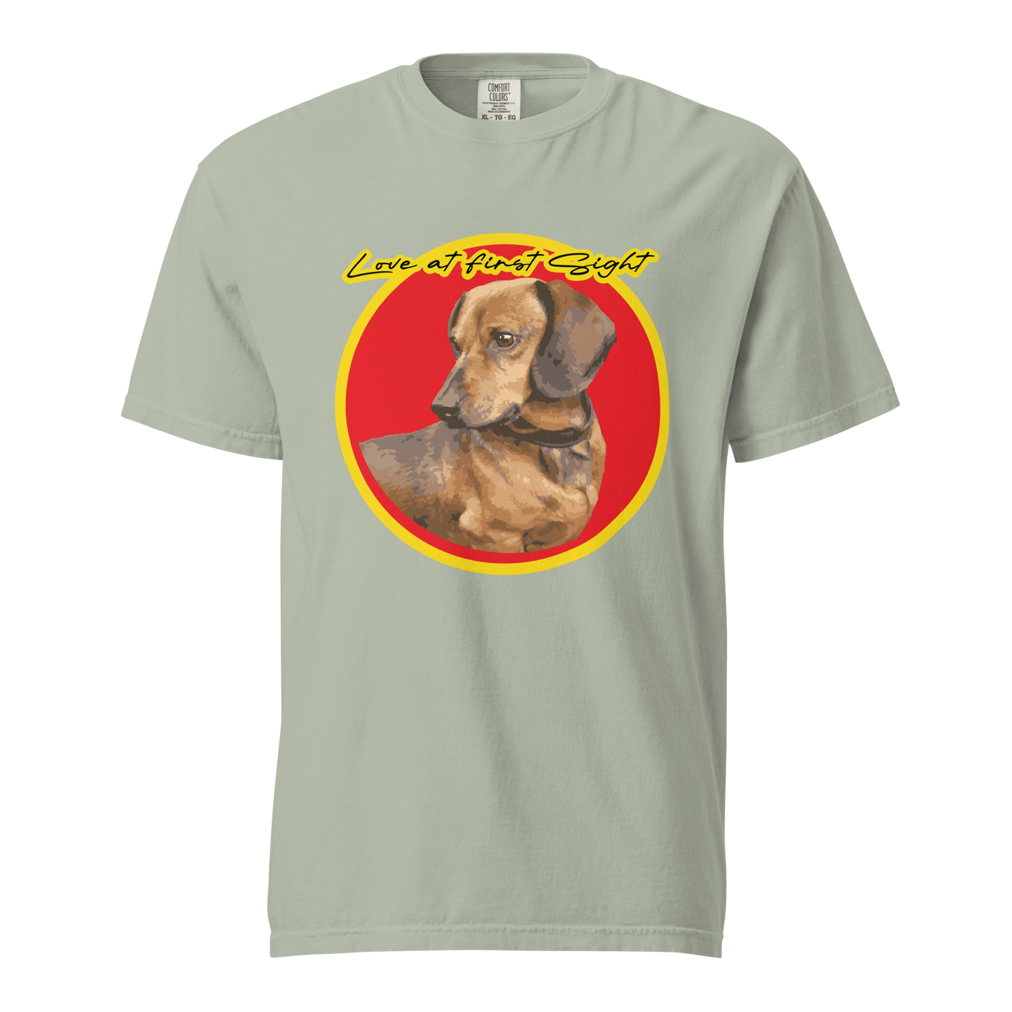 ${Dachshund (Heavyweight t-shirt)} ${Pet Lovers Dachshund Unisex (Heavyweight t-shirt)} ${xadaprints.com} ${XADA PRINTS}