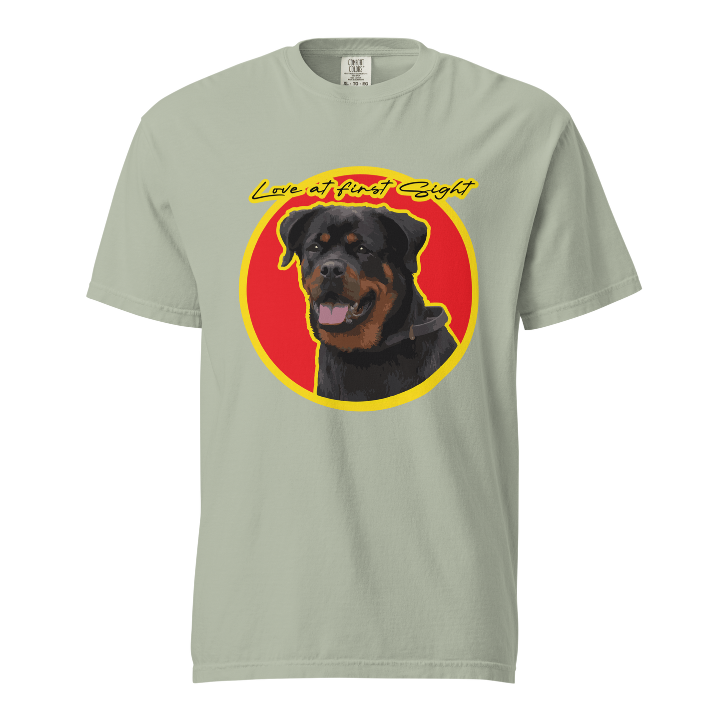 ${Rottweiler (Heavyweight t-shirt)} ${Pet Lovers Rottweiler Unisex (Heavyweight t-shirt)} ${xadaprints.com} ${XADA PRINTS}