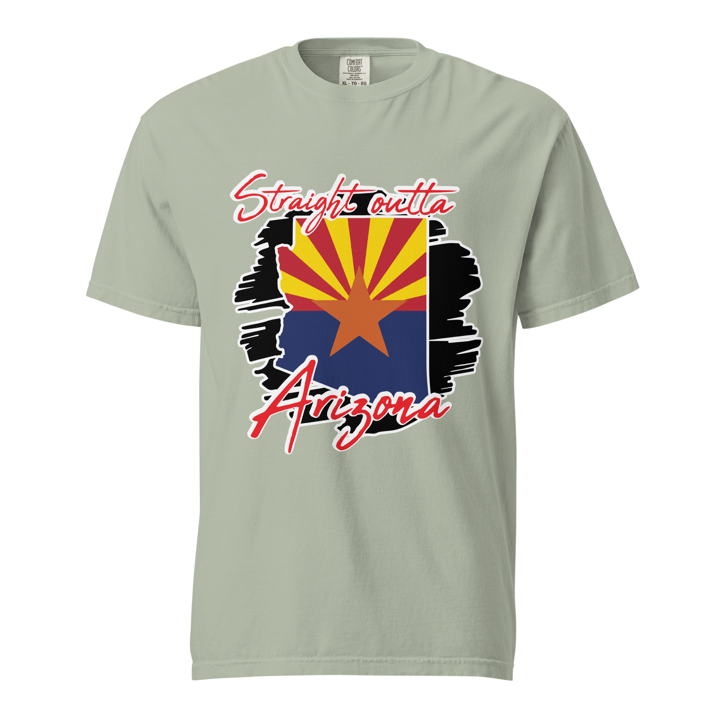 ${Arizona State (Heavyweight t-shirt)} ${USA Love Arizona State Unisex Garment-dyed t-shirt} ${xadaprints.com} ${XADA PRINTS