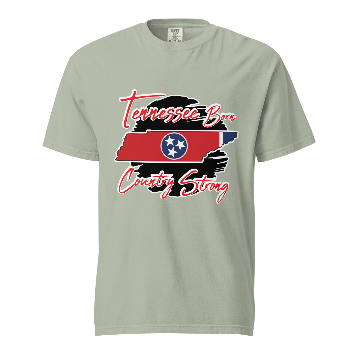 ${Tennessee State (Heavyweight t-shirt)} ${USA Love Tennessee State Unisex Garment-dyed t-shirt} ${xadaprints.com} ${XADA PRINTS