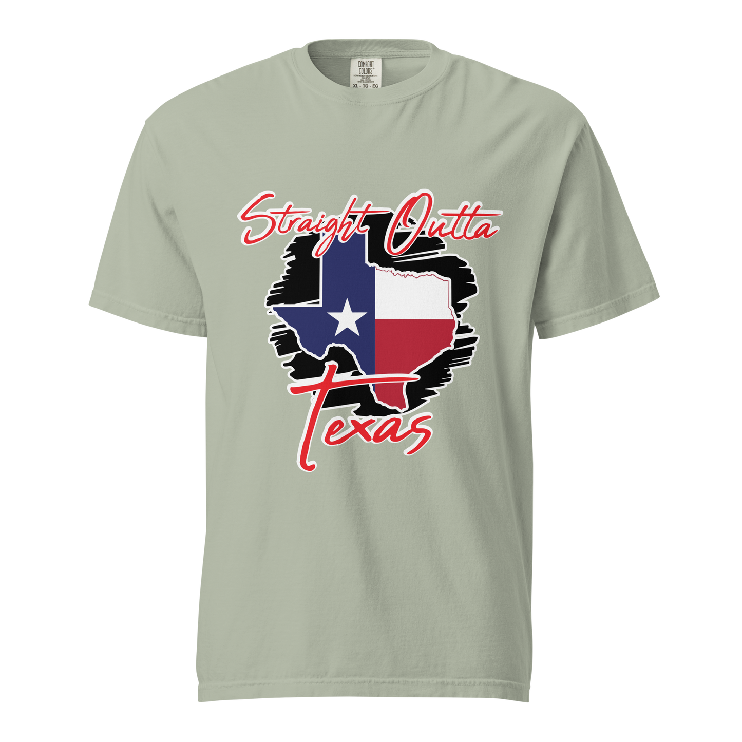 ${Texas State (Heavyweight t-shirt)} ${USA Love Texas State Unisex Garment-dyed t-shirt} ${xadaprints.com} ${XADA PRINTS