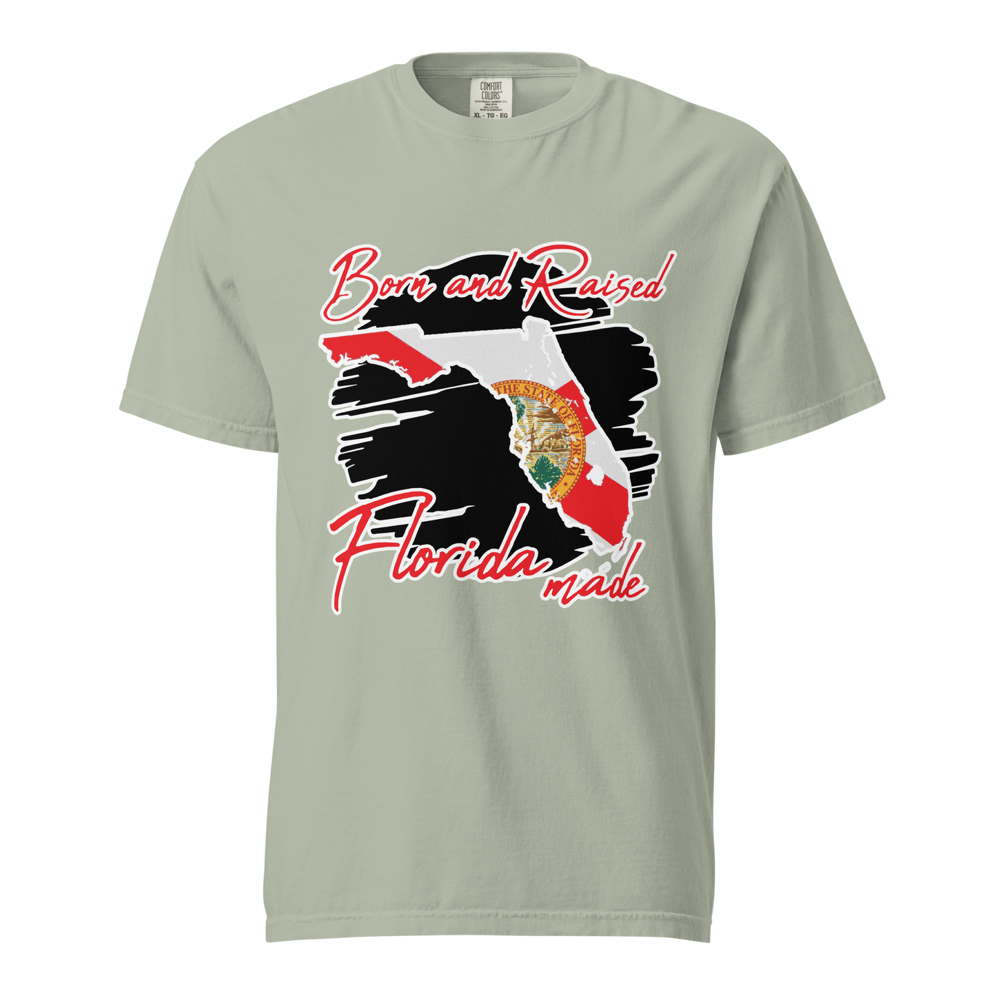 ${Florida State (Heavyweight t-shirt)} ${USA Love Florida State Unisex Garment-dyed t-shirt} ${xadaprints.com} ${XADA PRINTS