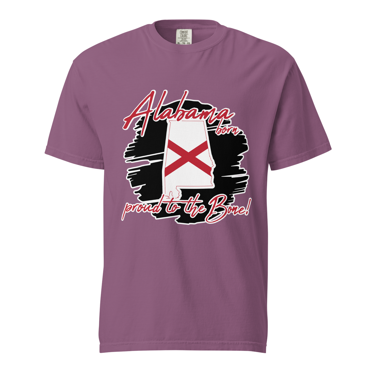 ${Alabama State (Heavyweight t-shirt)} ${USA Love Alabama State Unisex Garment-dyed t-shirt} ${xadaprints.com} ${XADA PRINTS}