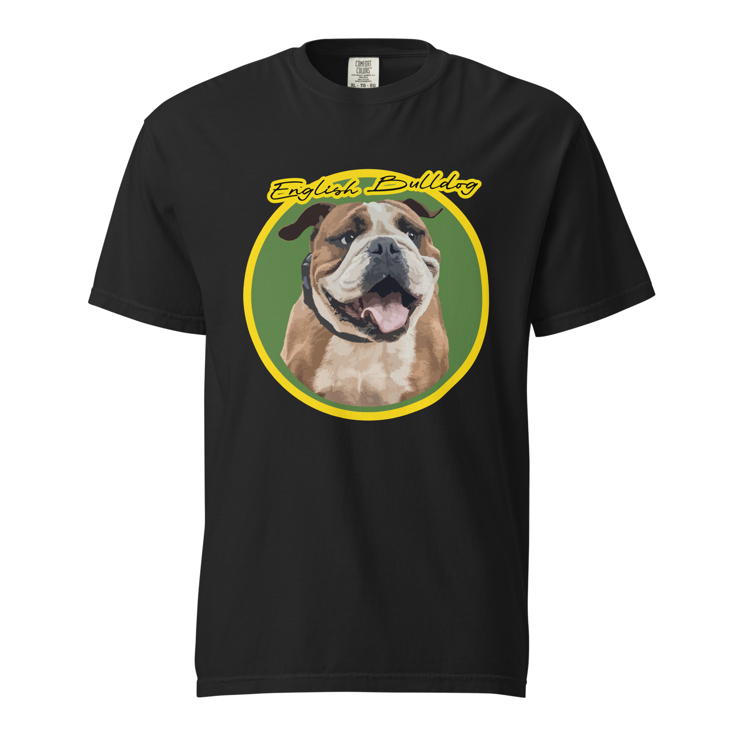 ${Bulldog (Heavyweight t-shirt)} ${Pet Lovers Bulldog Unisex (Heavyweight t-shirt)} ${xadaprints.com} ${XADA PRINTS}