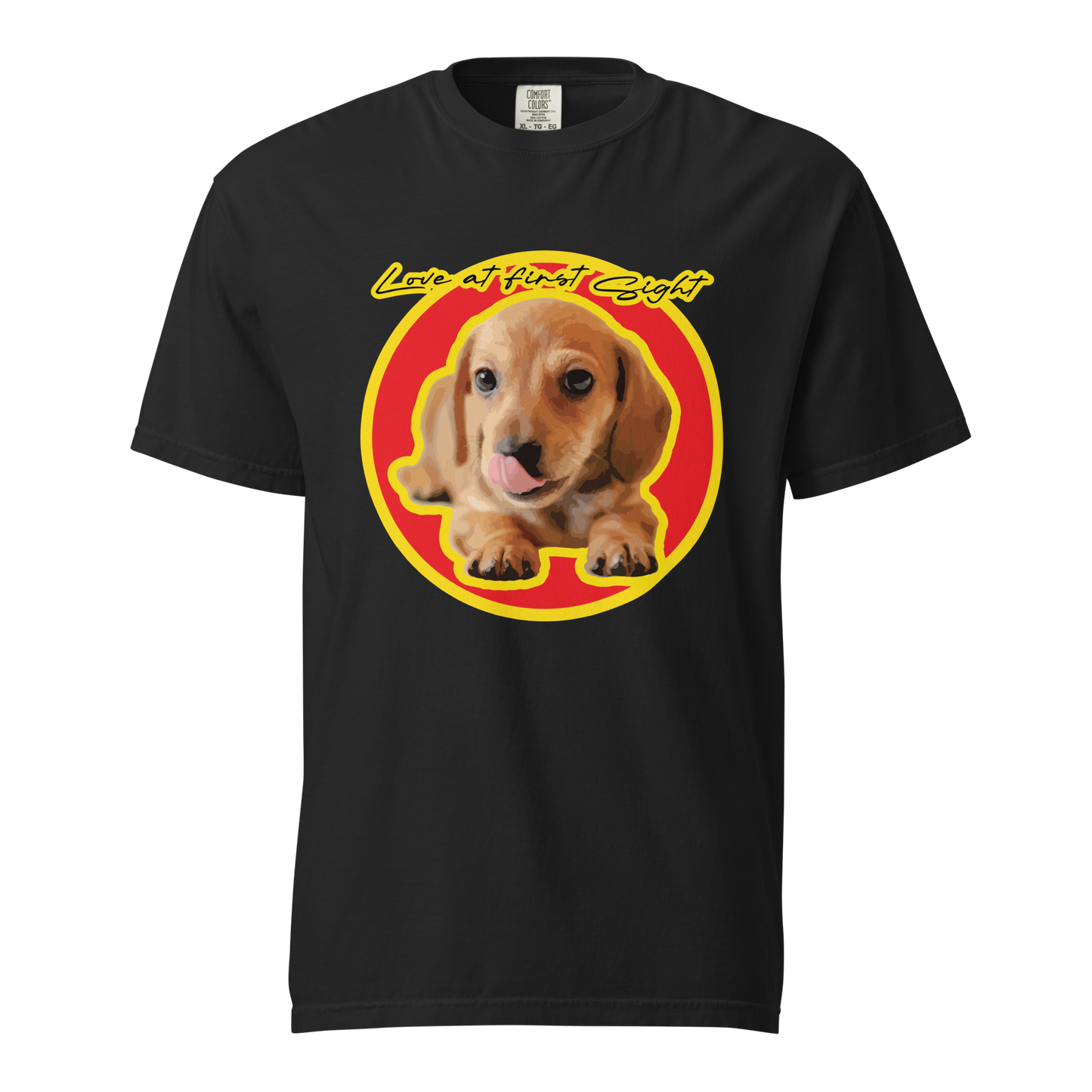 ${Dachshund (Heavyweight t-shirt)} ${Dachshund Unisex (Heavyweight t-shirt)} ${xadaprints.com} ${XADA PRINTS}