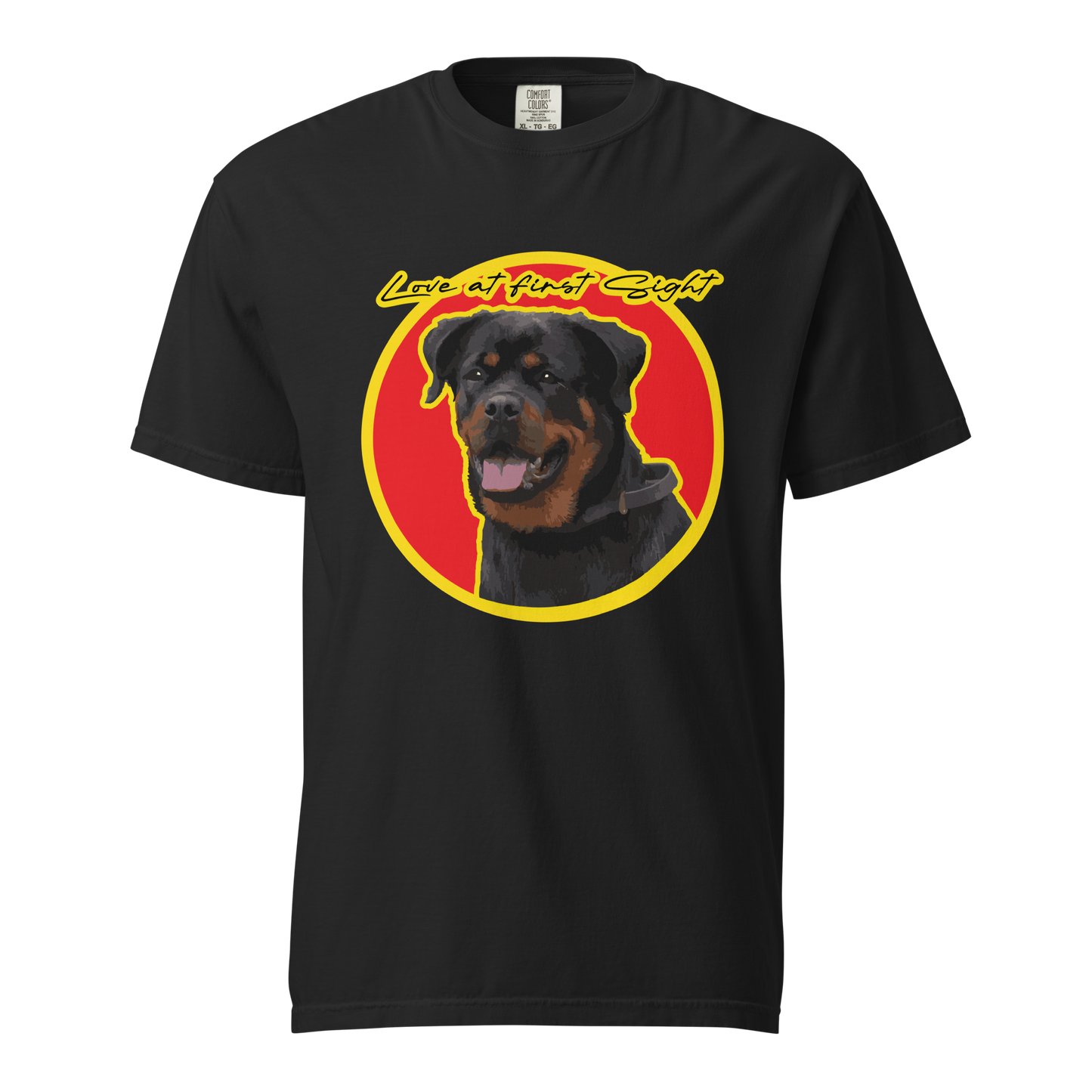 ${Rottweiler (Heavyweight t-shirt)} ${Pet Lovers Rottweiler Unisex (Heavyweight t-shirt)} ${xadaprints.com} ${XADA PRINTS}