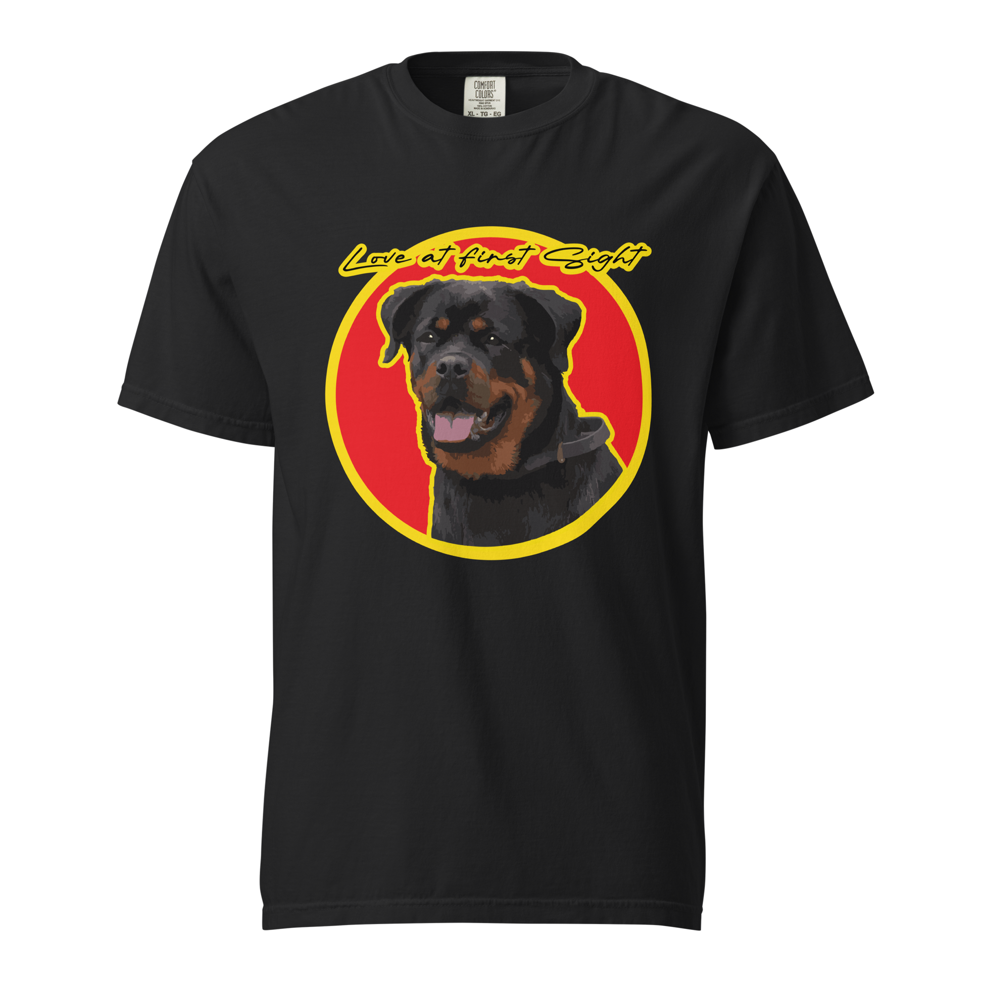 ${Rottweiler (Heavyweight t-shirt)} ${Pet Lovers Rottweiler Unisex (Heavyweight t-shirt)} ${xadaprints.com} ${XADA PRINTS}