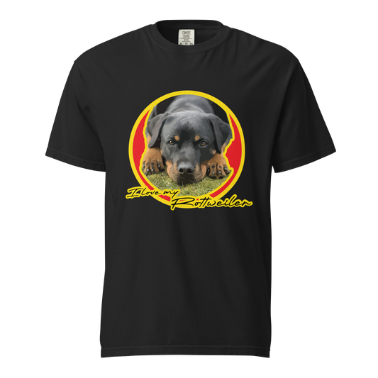 ${Rottweiler (Heavyweight t-shirt)} ${Pet Lovers Rottweiler Unisex (Heavyweight t-shirt)} ${xadaprints.com} ${XADA PRINTS}