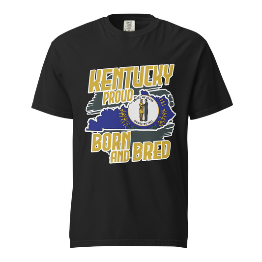 ${Kentucky State (Heavyweight t-shirt)} ${USA Love Kentucky State Unisex Garment-dyed t-shirt} ${xadaprints.com} ${XADA PRINTS