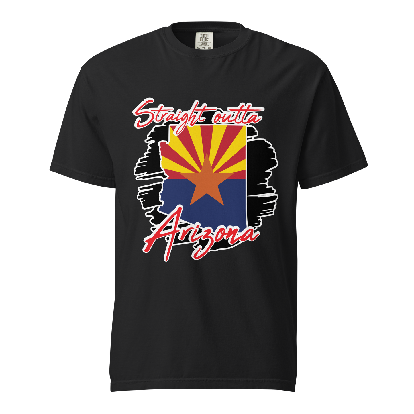 ${Arizona State (Heavyweight t-shirt)} ${USA Love Arizona State Unisex Garment-dyed t-shirt} ${xadaprints.com} ${XADA PRINTS