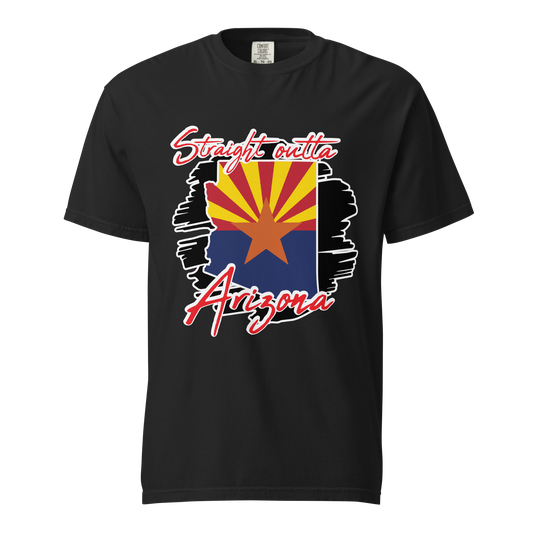 ${Arizona State (Heavyweight t-shirt)} ${USA Love Arizona State Unisex Garment-dyed t-shirt} ${xadaprints.com} ${XADA PRINTS
