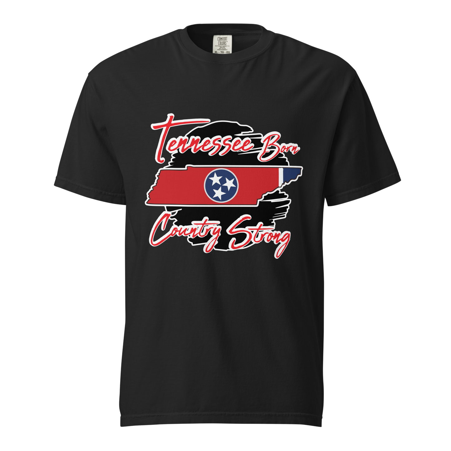 ${Tennessee State (Heavyweight t-shirt)} ${USA Love Tennessee State Unisex Garment-dyed t-shirt} ${xadaprints.com} ${XADA PRINTS