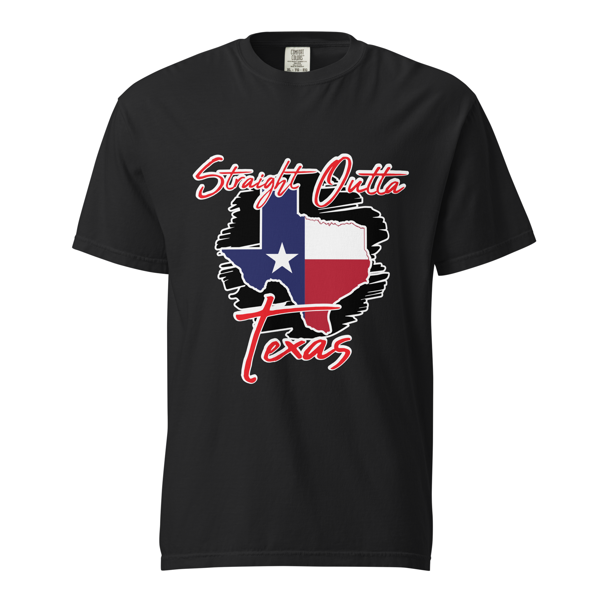 ${Texas State (Heavyweight t-shirt)} ${USA Love Texas State Unisex Garment-dyed t-shirt} ${xadaprints.com} ${XADA PRINTS