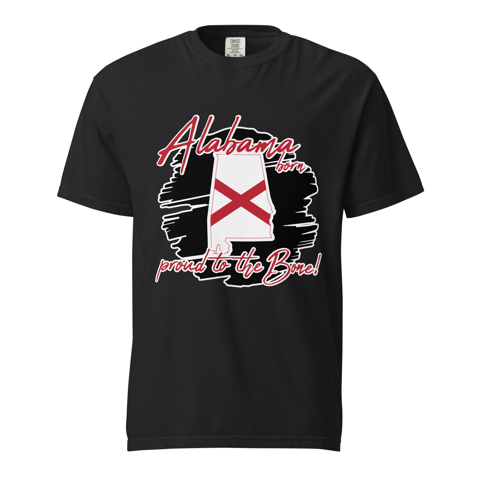 ${Alabama State (Heavyweight t-shirt)} ${USA Love Alabama State Unisex Garment-dyed t-shirt} ${xadaprints.com} ${XADA PRINTS}