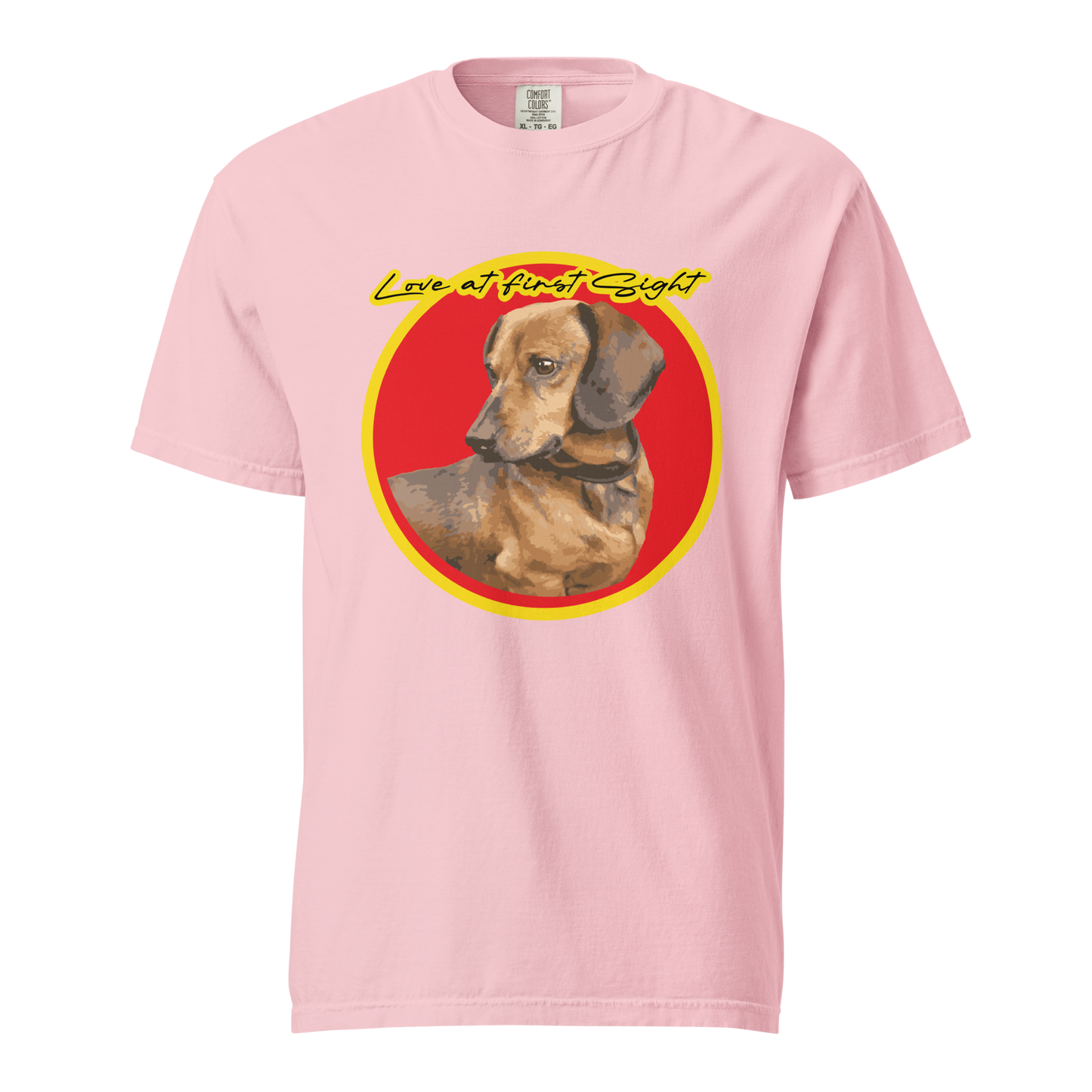 ${Dachshund (Heavyweight t-shirt)} ${Pet Lovers Dachshund Unisex (Heavyweight t-shirt)} ${xadaprints.com} ${XADA PRINTS}
