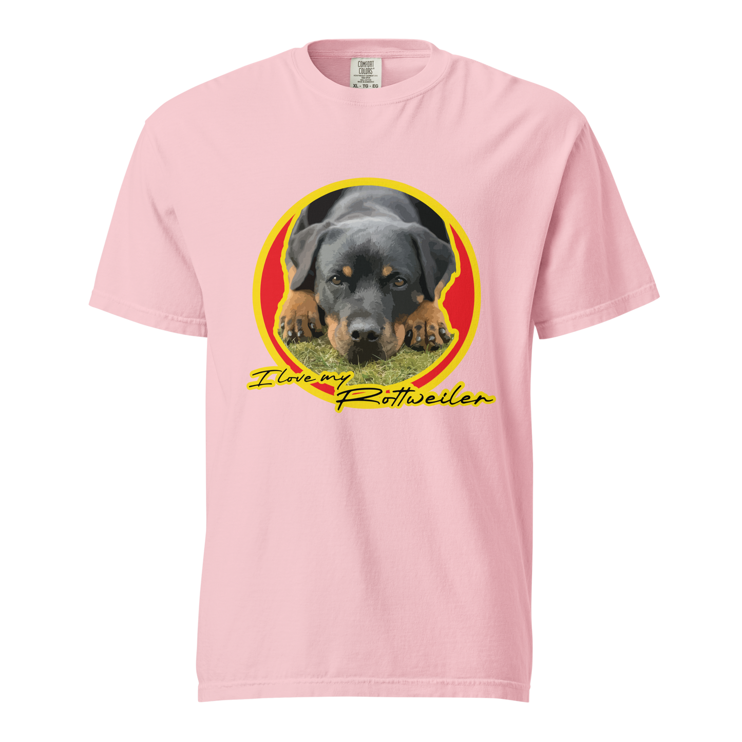 ${Rottweiler (Heavyweight t-shirt)} ${Pet Lovers Rottweiler Unisex (Heavyweight t-shirt)} ${xadaprints.com} ${XADA PRINTS}