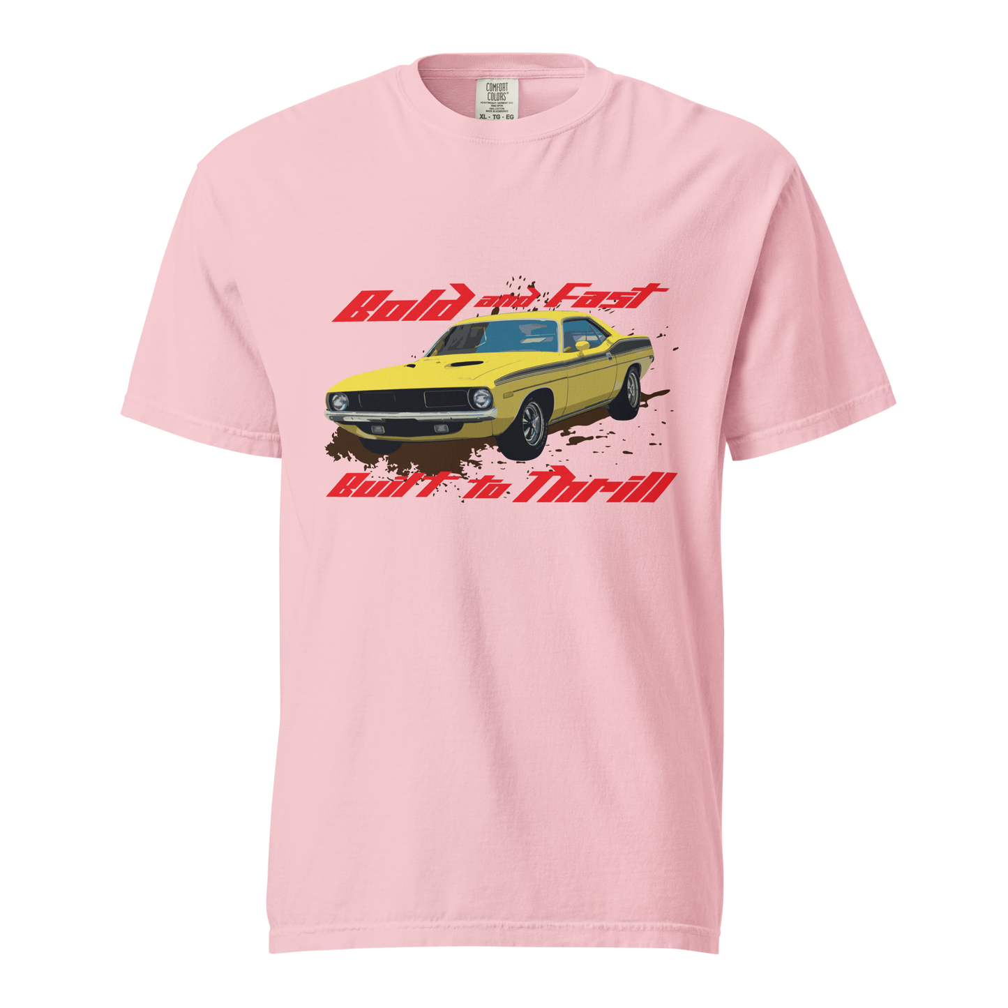 ${Plymouth Cuda (Heavyweight t-shirt)} ${Muscle Car Plymouth Cuda Unisex (Heavyweight t-shirt)} ${xadaprints.com} ${XADA PRINTS}