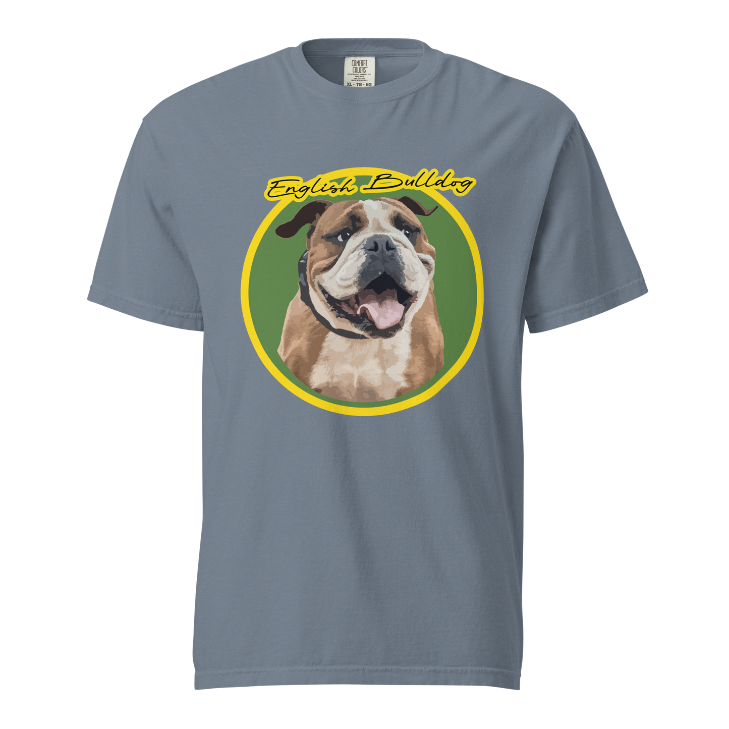 ${Bulldog (Heavyweight t-shirt)} ${Pet Lovers Bulldog Unisex (Heavyweight t-shirt)} ${xadaprints.com} ${XADA PRINTS}