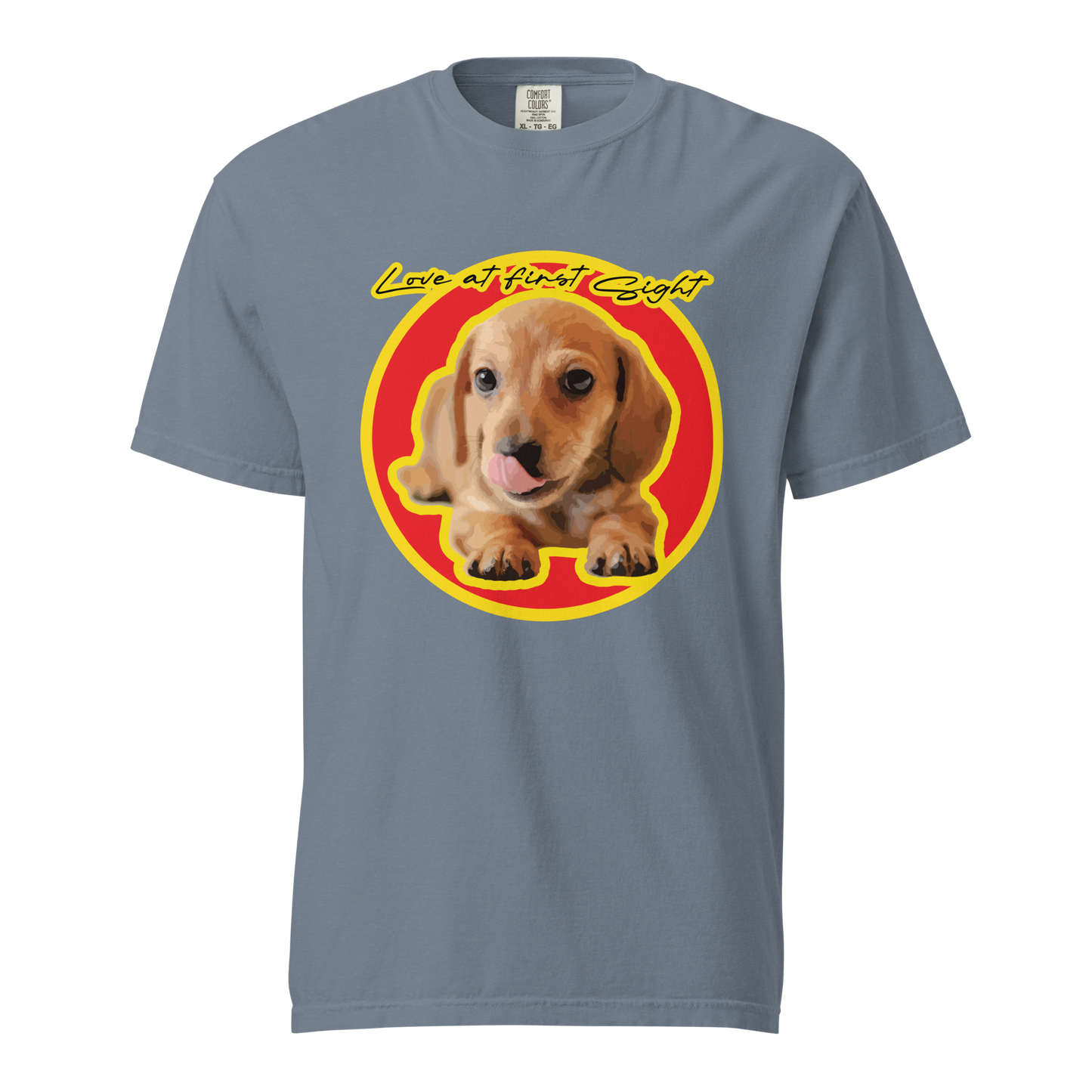 ${Dachshund (Heavyweight t-shirt)} ${Dachshund Unisex (Heavyweight t-shirt)} ${xadaprints.com} ${XADA PRINTS}