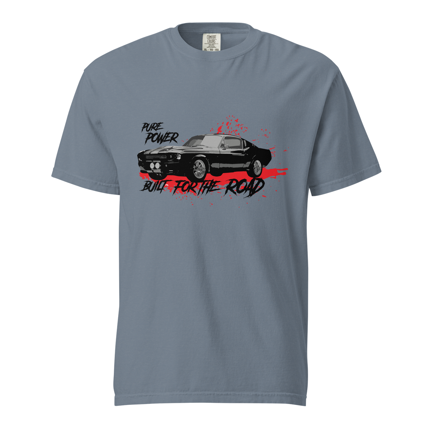 ${Ford Mustang (Heavyweight t-shirt)} ${Muscle Car Ford Mustang Unisex (Heavyweight t-shirt)} ${xadaprints.com} ${XADA PRINTS}
