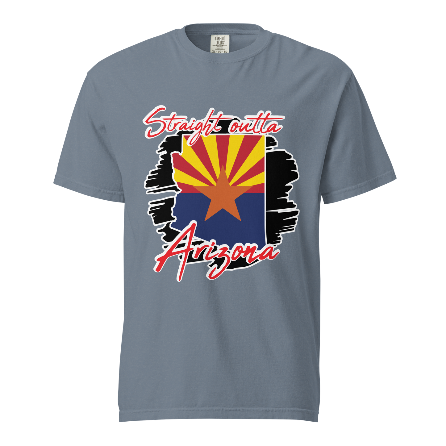 ${Arizona State (Heavyweight t-shirt)} ${USA Love Arizona State Unisex Garment-dyed t-shirt} ${xadaprints.com} ${XADA PRINTS