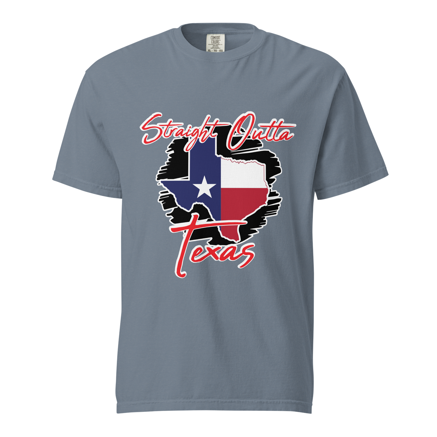 ${Texas State (Heavyweight t-shirt)} ${USA Love Texas State Unisex Garment-dyed t-shirt} ${xadaprints.com} ${XADA PRINTS