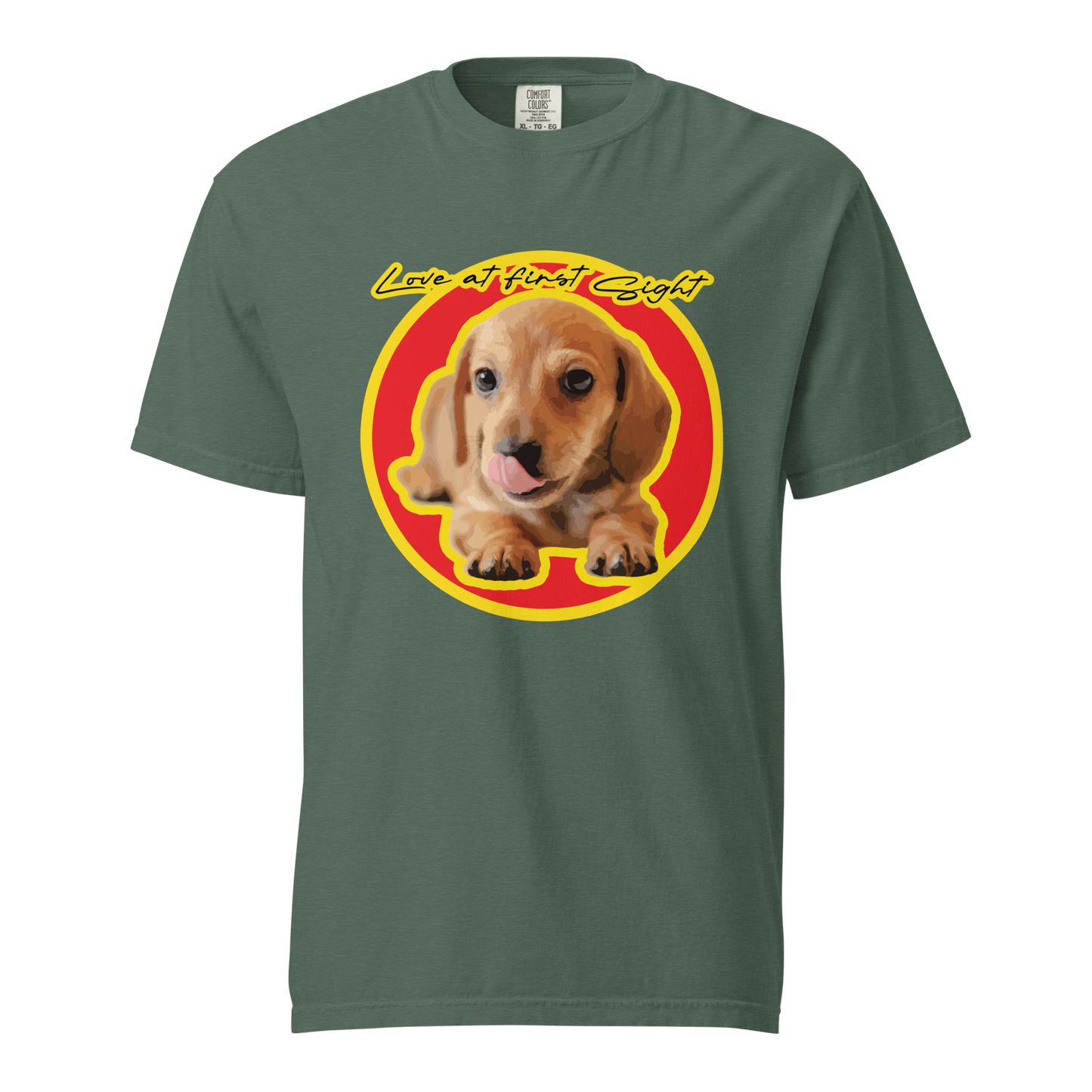 ${Dachshund (Heavyweight t-shirt)} ${Dachshund Unisex (Heavyweight t-shirt)} ${xadaprints.com} ${XADA PRINTS}