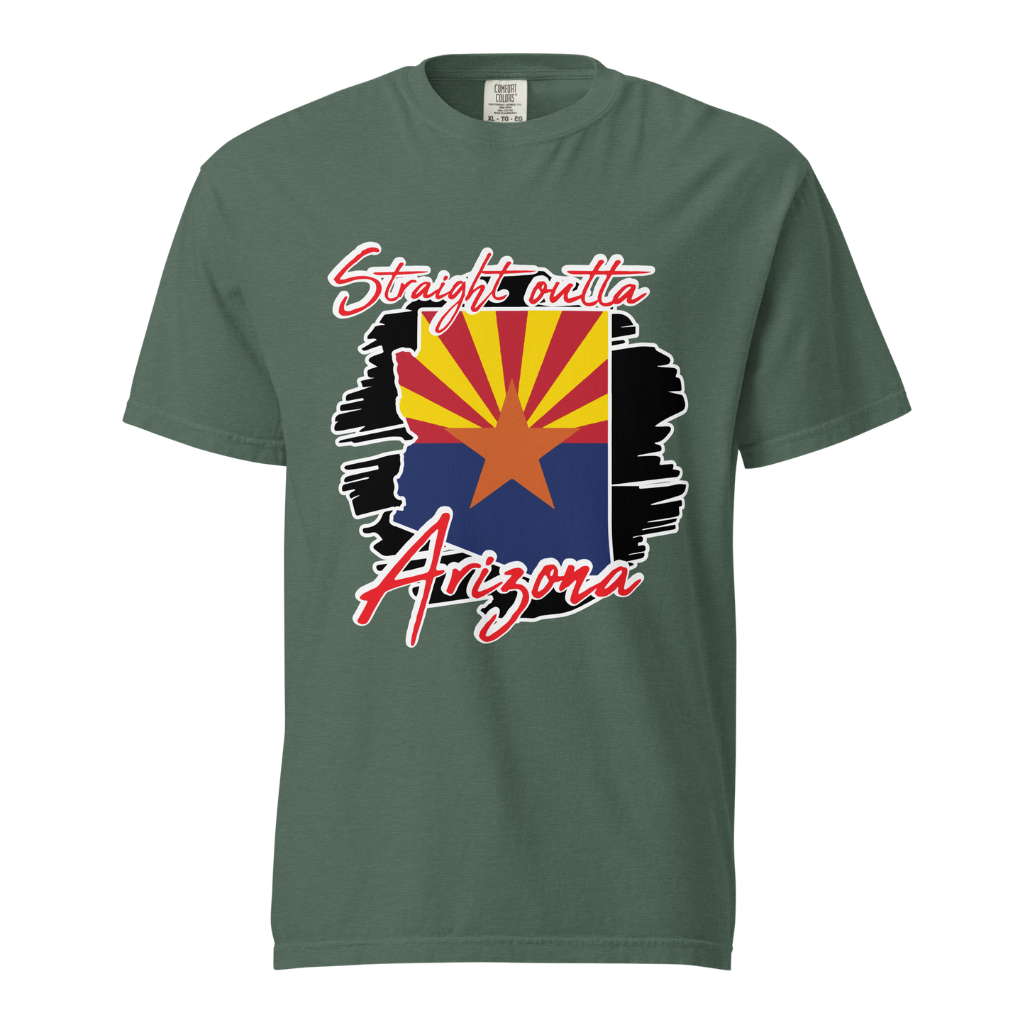 ${Arizona State (Heavyweight t-shirt)} ${USA Love Arizona State Unisex Garment-dyed t-shirt} ${xadaprints.com} ${XADA PRINTS
