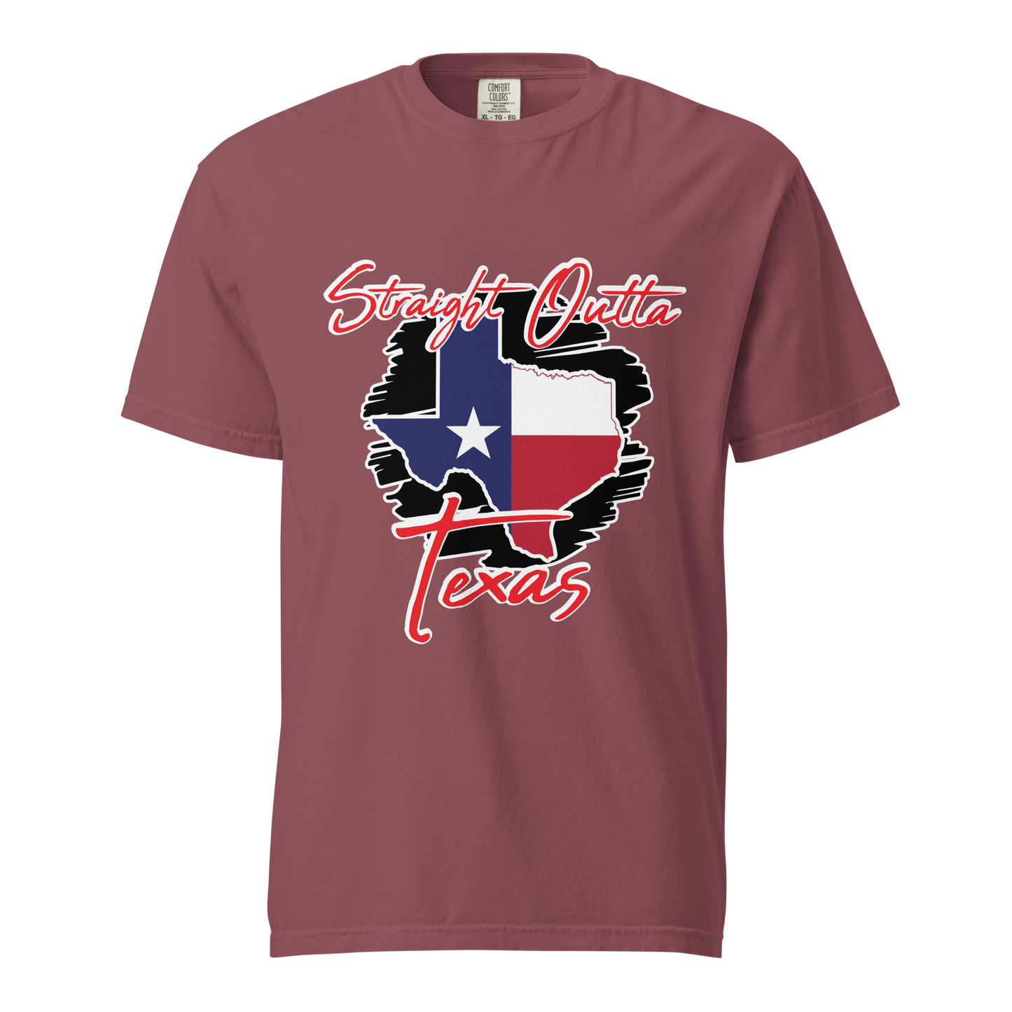 ${Texas State (Heavyweight t-shirt)} ${USA Love Texas State Unisex Garment-dyed t-shirt} ${xadaprints.com} ${XADA PRINTS