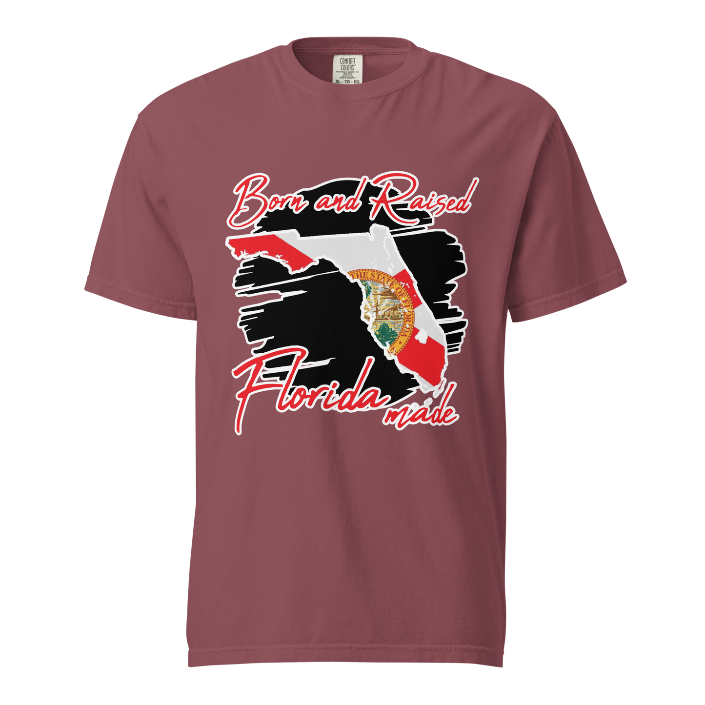 ${Florida State (Heavyweight t-shirt)} ${USA Love Florida State Unisex Garment-dyed t-shirt} ${xadaprints.com} ${XADA PRINTS