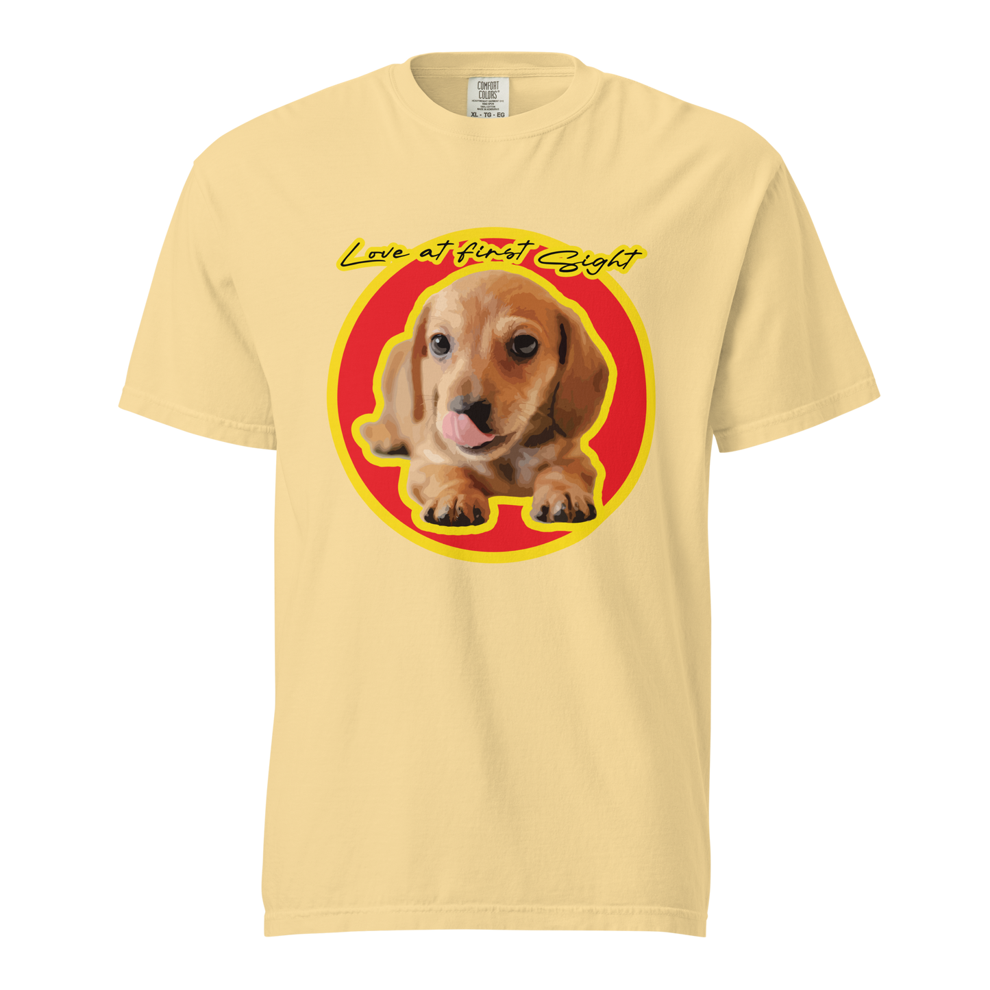 ${Dachshund (Heavyweight t-shirt)} ${Dachshund Unisex (Heavyweight t-shirt)} ${xadaprints.com} ${XADA PRINTS}