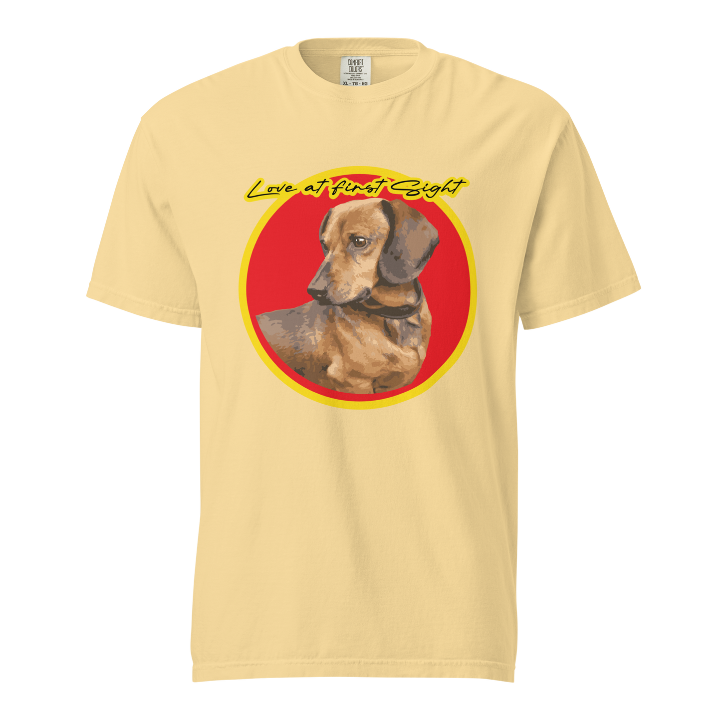 ${Dachshund (Heavyweight t-shirt)} ${Pet Lovers Dachshund Unisex (Heavyweight t-shirt)} ${xadaprints.com} ${XADA PRINTS}