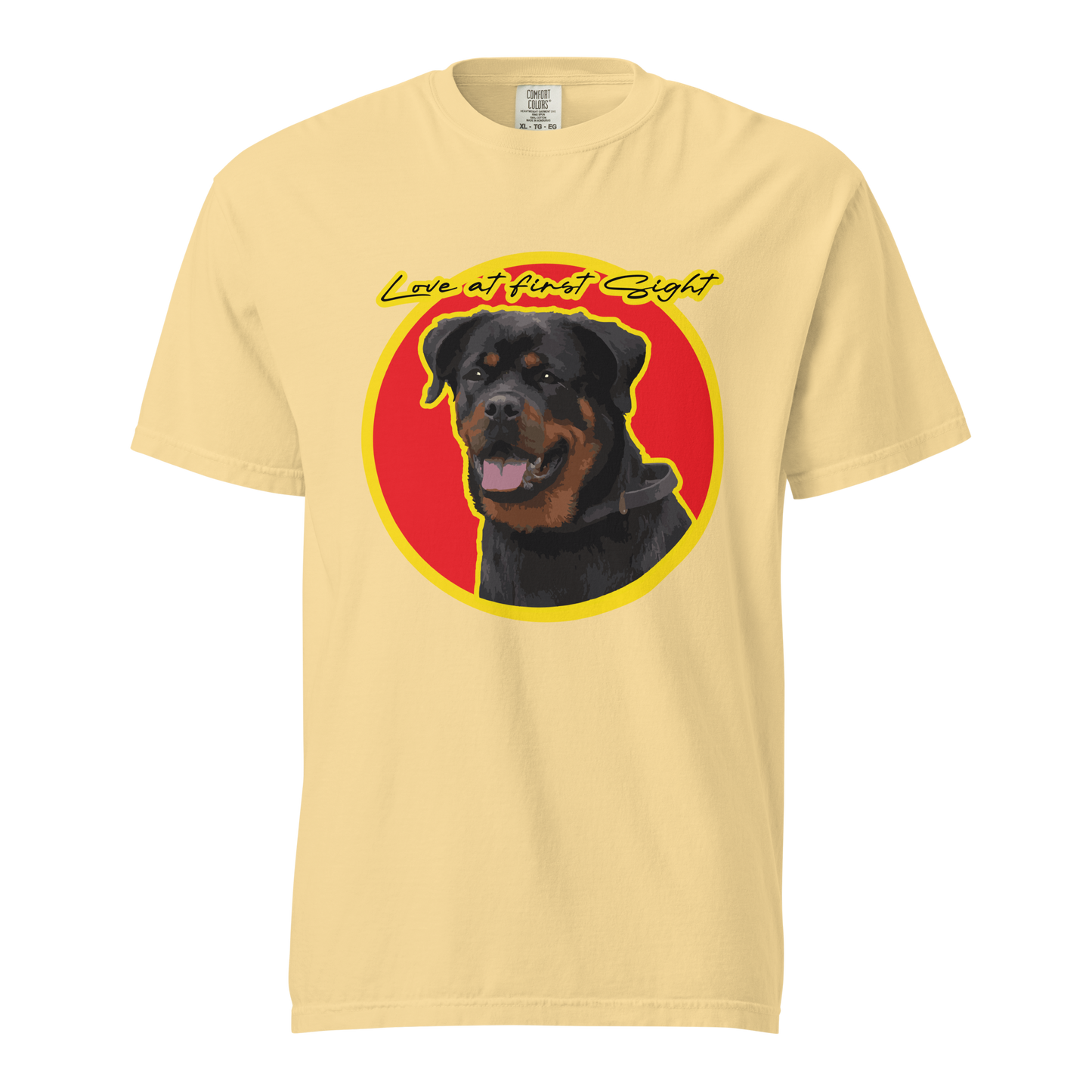 ${Rottweiler (Heavyweight t-shirt)} ${Pet Lovers Rottweiler Unisex (Heavyweight t-shirt)} ${xadaprints.com} ${XADA PRINTS}