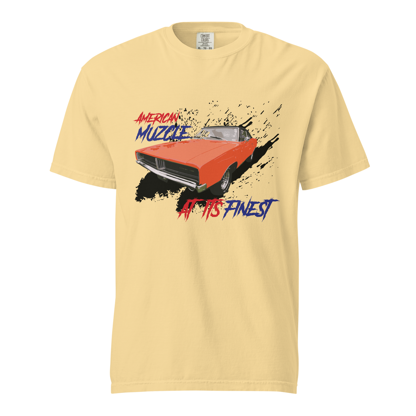 ${Dodge Charger (Heavyweight t-shirt)} ${Muscle Car Dodge Charger Unisex (Heavyweight t-shirt)} ${xadaprints.com} ${XADA PRINTS}