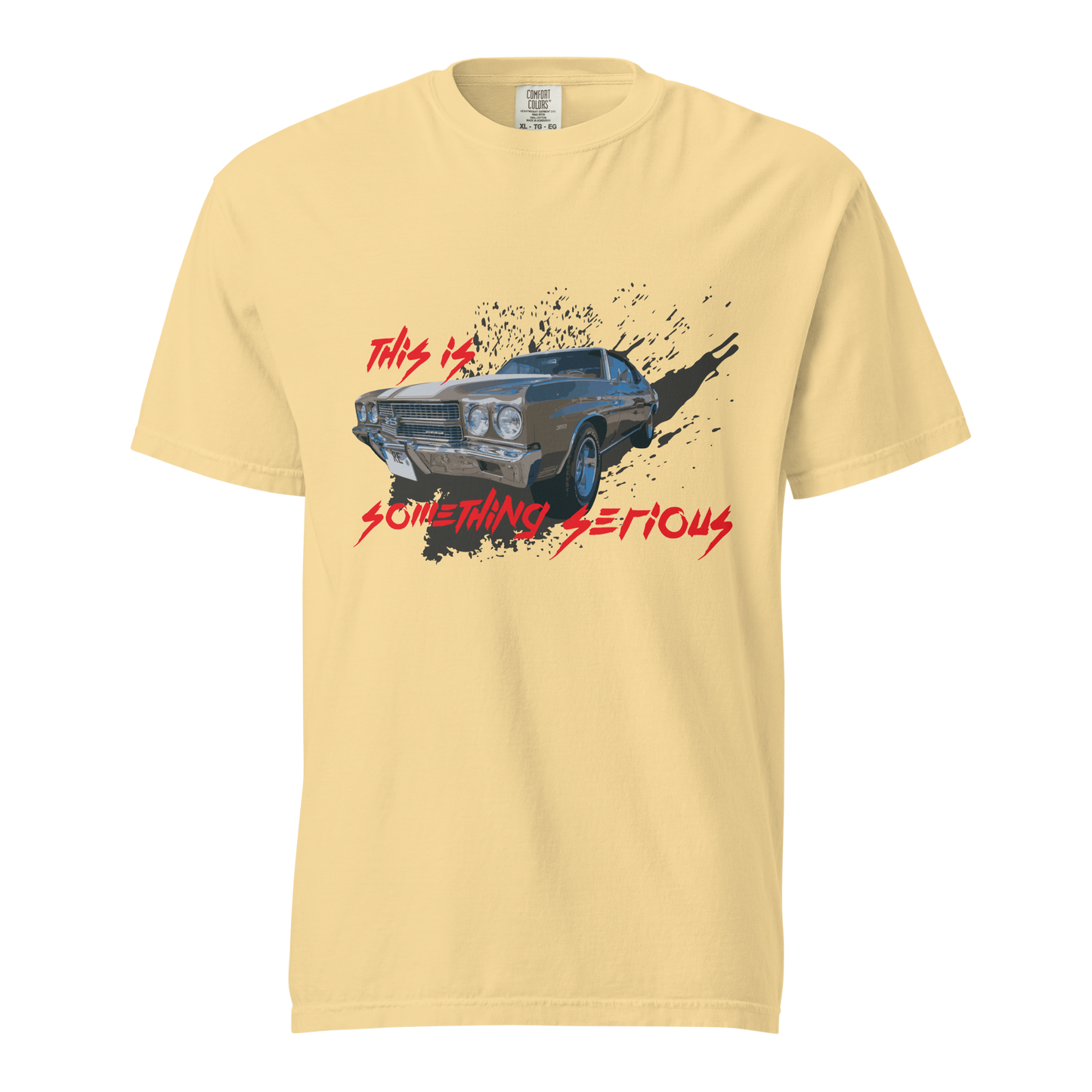 ${Chevy Chevelle (Heavyweight t-shirt)} ${Muscle Car Chevy Chevelle Unisex (Heavyweight t-shirt)} ${xadaprints.com} ${XADA PRINTS}