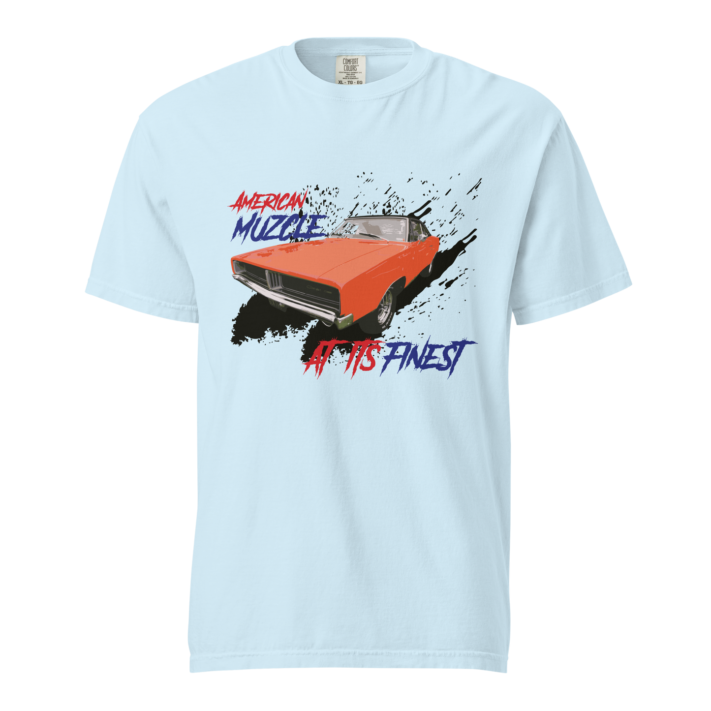 ${Dodge Charger (Heavyweight t-shirt)} ${Muscle Car Dodge Charger Unisex (Heavyweight t-shirt)} ${xadaprints.com} ${XADA PRINTS}