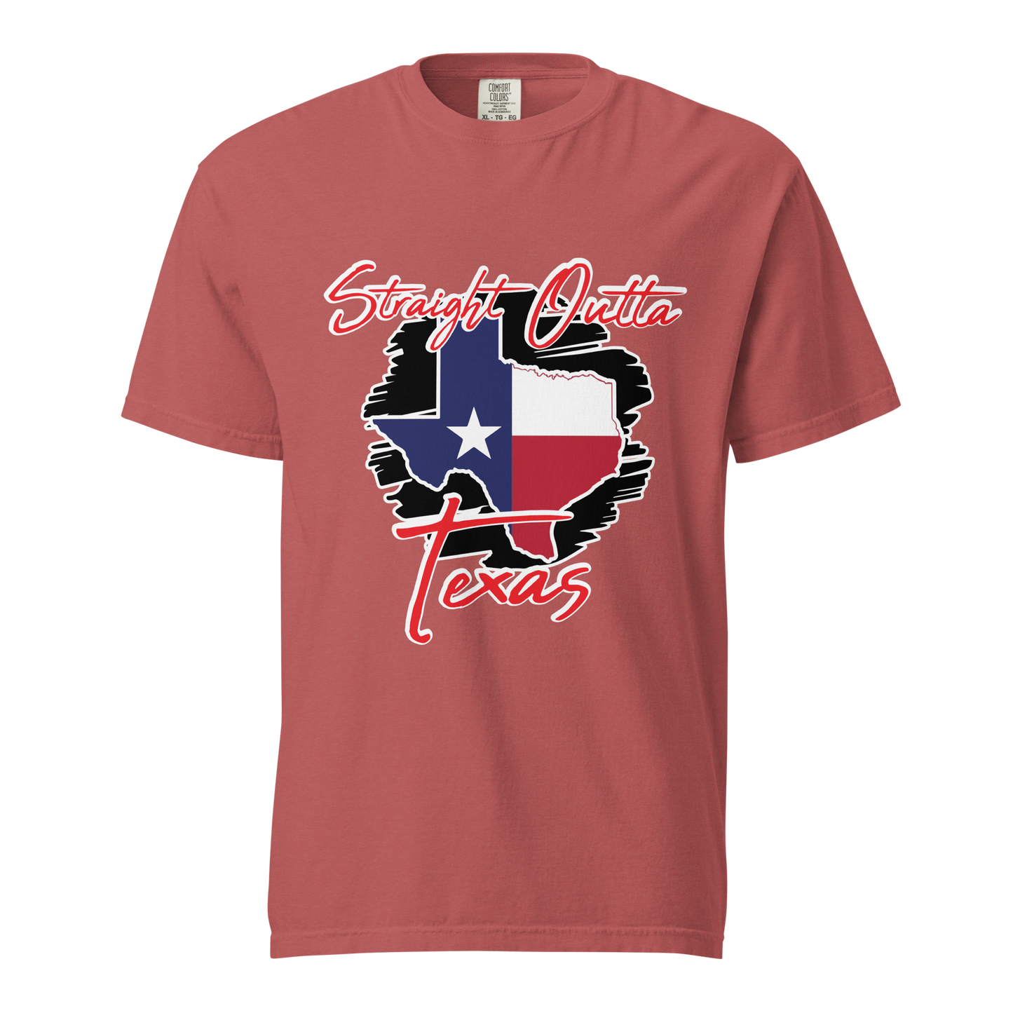 ${Texas State (Heavyweight t-shirt)} ${USA Love Texas State Unisex Garment-dyed t-shirt} ${xadaprints.com} ${XADA PRINTS