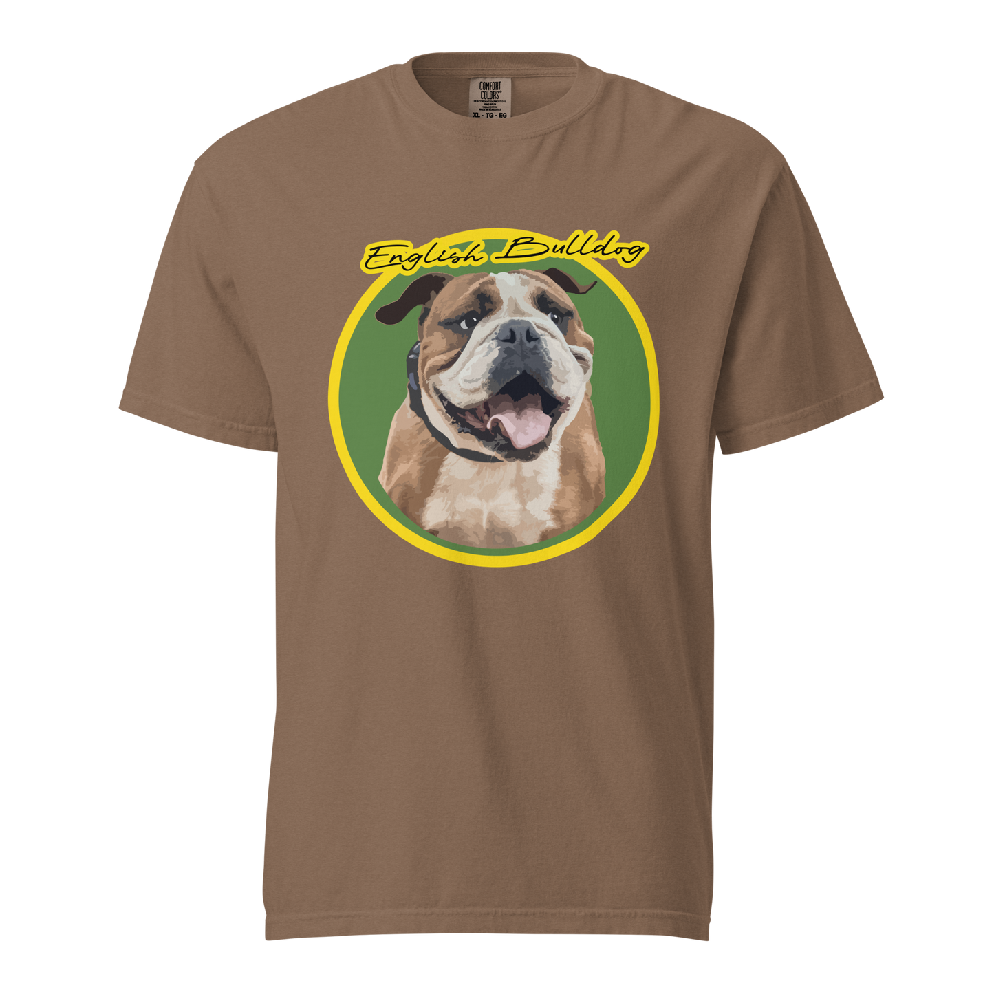 ${Bulldog (Heavyweight t-shirt)} ${Pet Lovers Bulldog Unisex (Heavyweight t-shirt)} ${xadaprints.com} ${XADA PRINTS}
