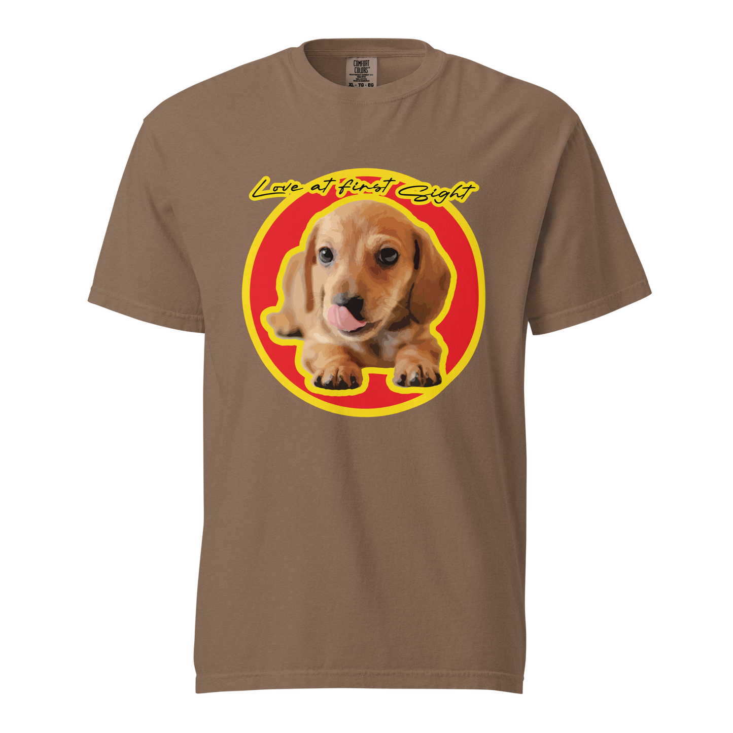 ${Dachshund (Heavyweight t-shirt)} ${Dachshund Unisex (Heavyweight t-shirt)} ${xadaprints.com} ${XADA PRINTS}