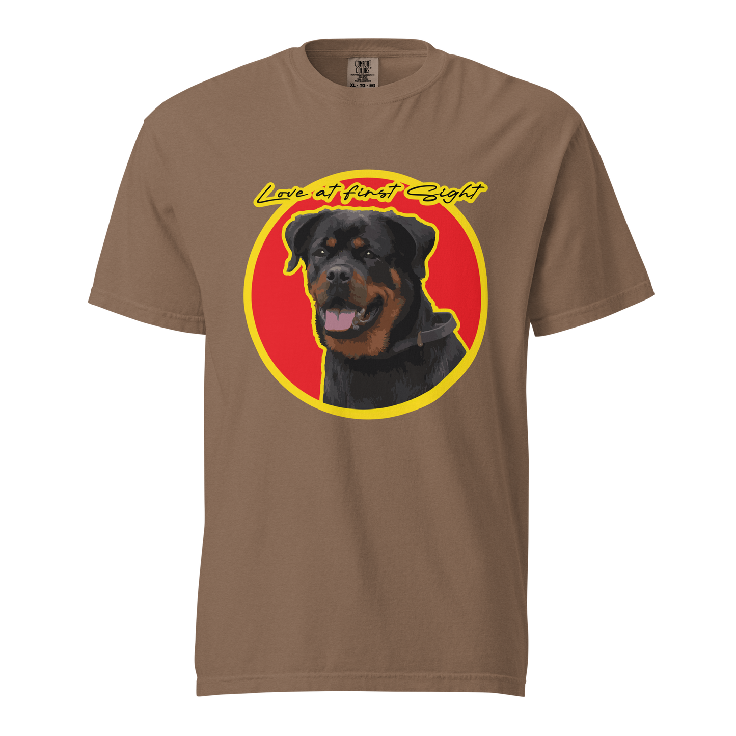 ${Rottweiler (Heavyweight t-shirt)} ${Pet Lovers Rottweiler Unisex (Heavyweight t-shirt)} ${xadaprints.com} ${XADA PRINTS}