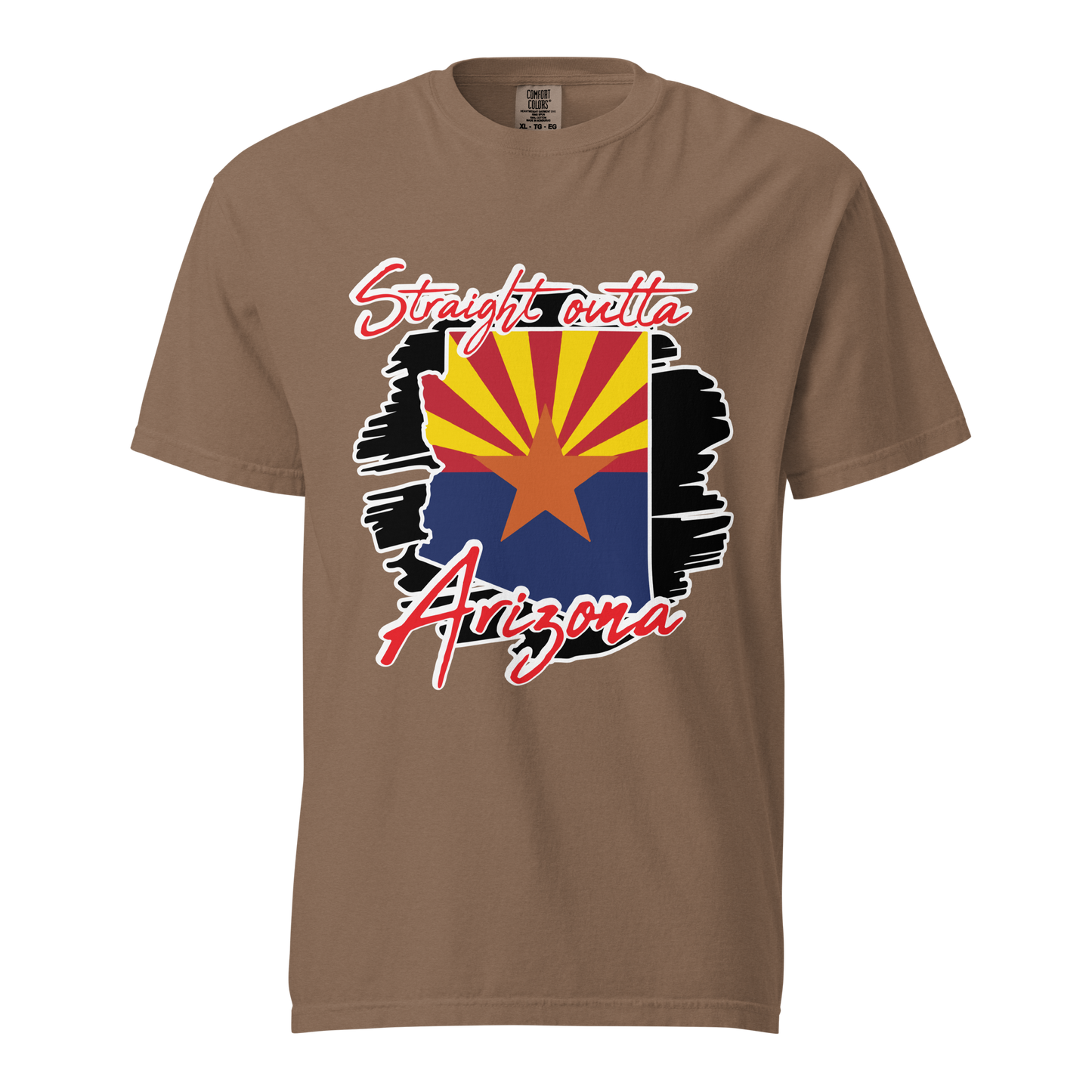 ${Arizona State (Heavyweight t-shirt)} ${USA Love Arizona State Unisex Garment-dyed t-shirt} ${xadaprints.com} ${XADA PRINTS