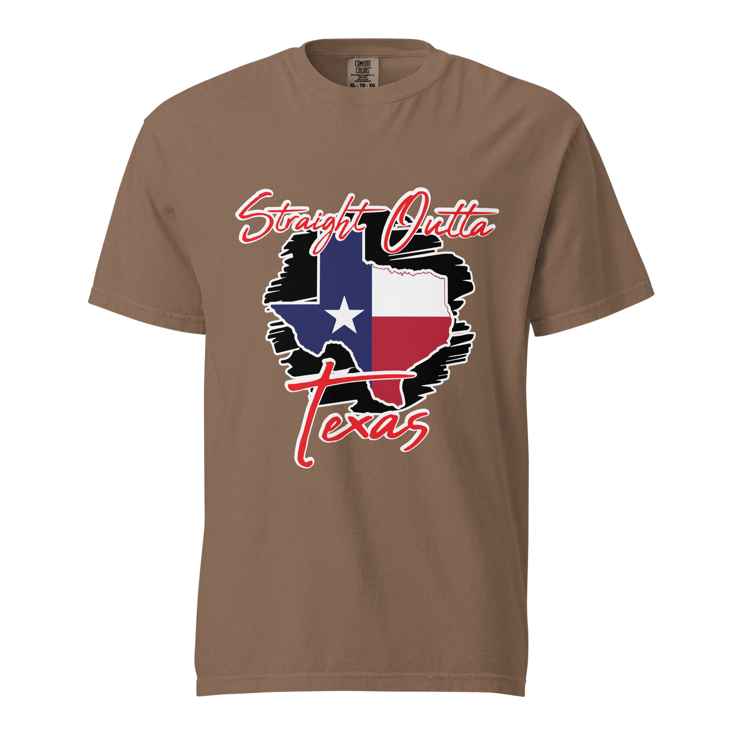 ${Texas State (Heavyweight t-shirt)} ${USA Love Texas State Unisex Garment-dyed t-shirt} ${xadaprints.com} ${XADA PRINTS