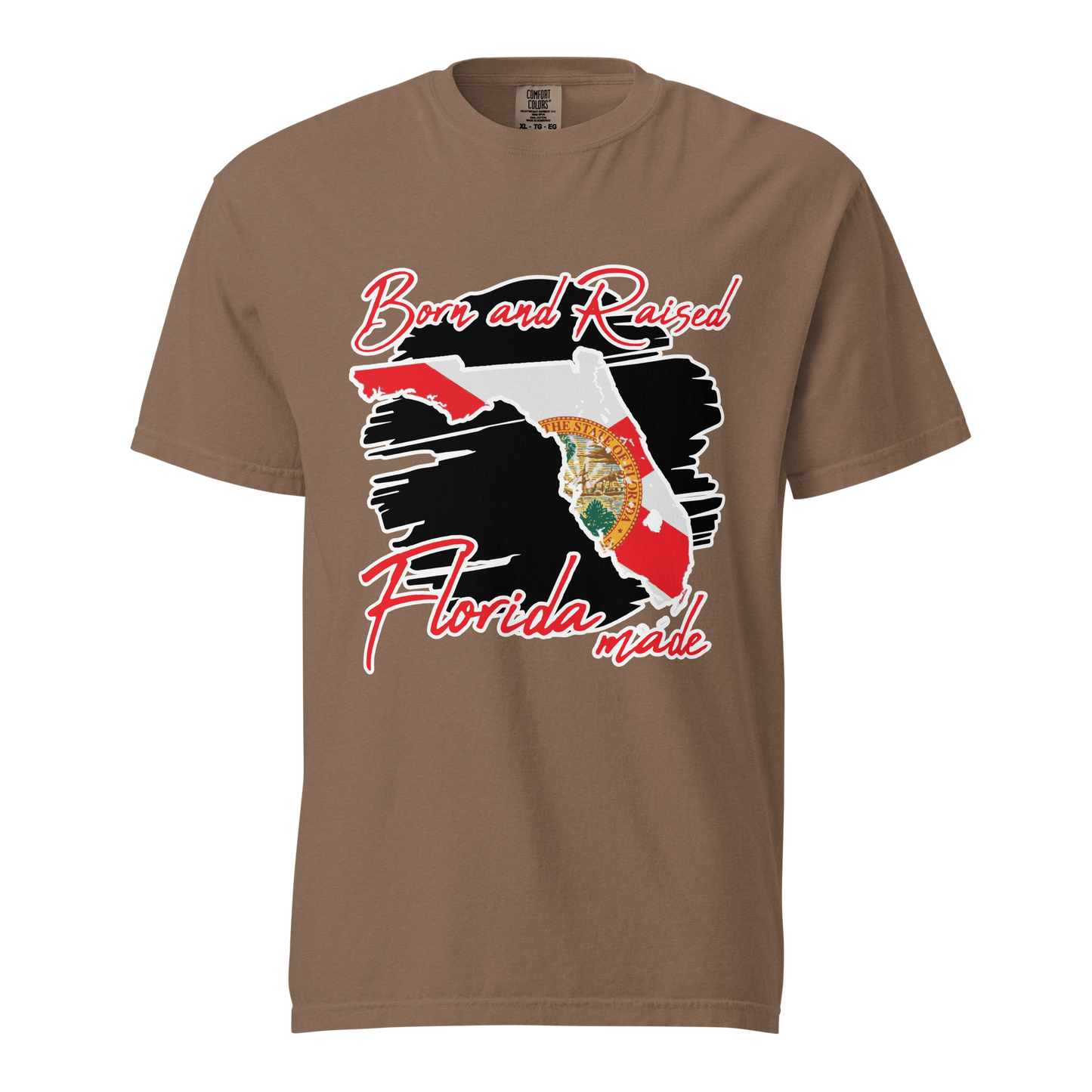 ${Florida State (Heavyweight t-shirt)} ${USA Love Florida State Unisex Garment-dyed t-shirt} ${xadaprints.com} ${XADA PRINTS