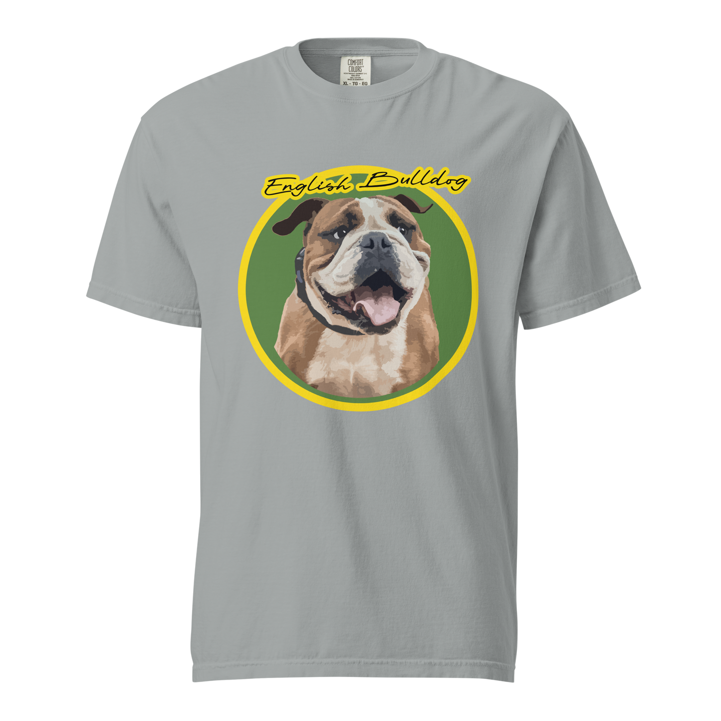 ${Bulldog (Heavyweight t-shirt)} ${Pet Lovers Bulldog Unisex (Heavyweight t-shirt)} ${xadaprints.com} ${XADA PRINTS}