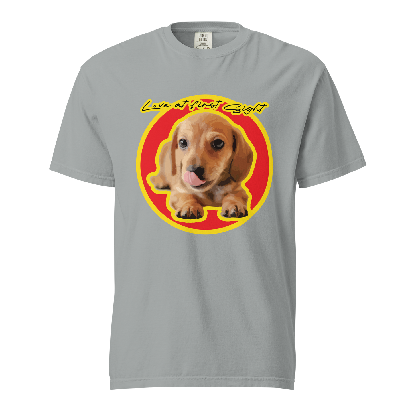 ${Dachshund (Heavyweight t-shirt)} ${Dachshund Unisex (Heavyweight t-shirt)} ${xadaprints.com} ${XADA PRINTS}