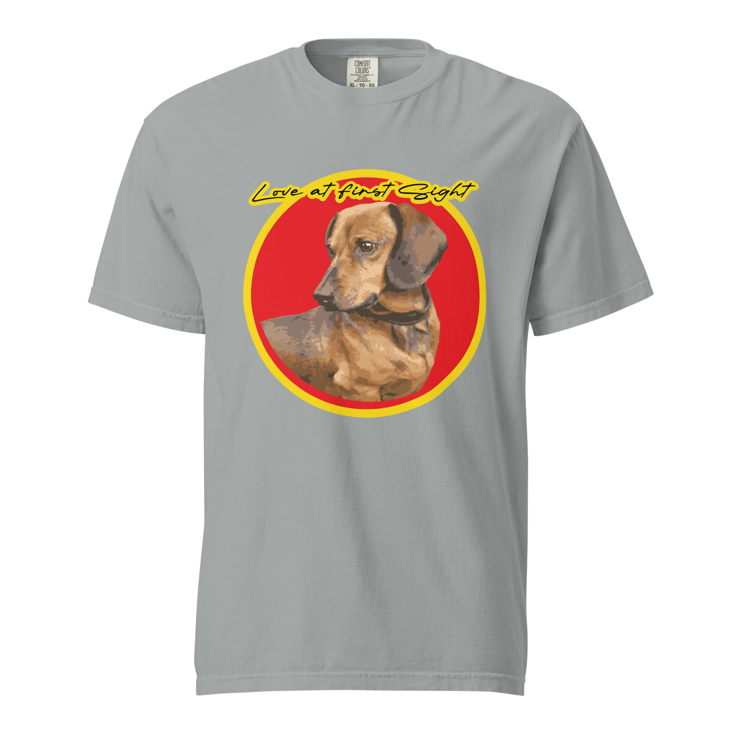 ${Dachshund (Heavyweight t-shirt)} ${Pet Lovers Dachshund Unisex (Heavyweight t-shirt)} ${xadaprints.com} ${XADA PRINTS}