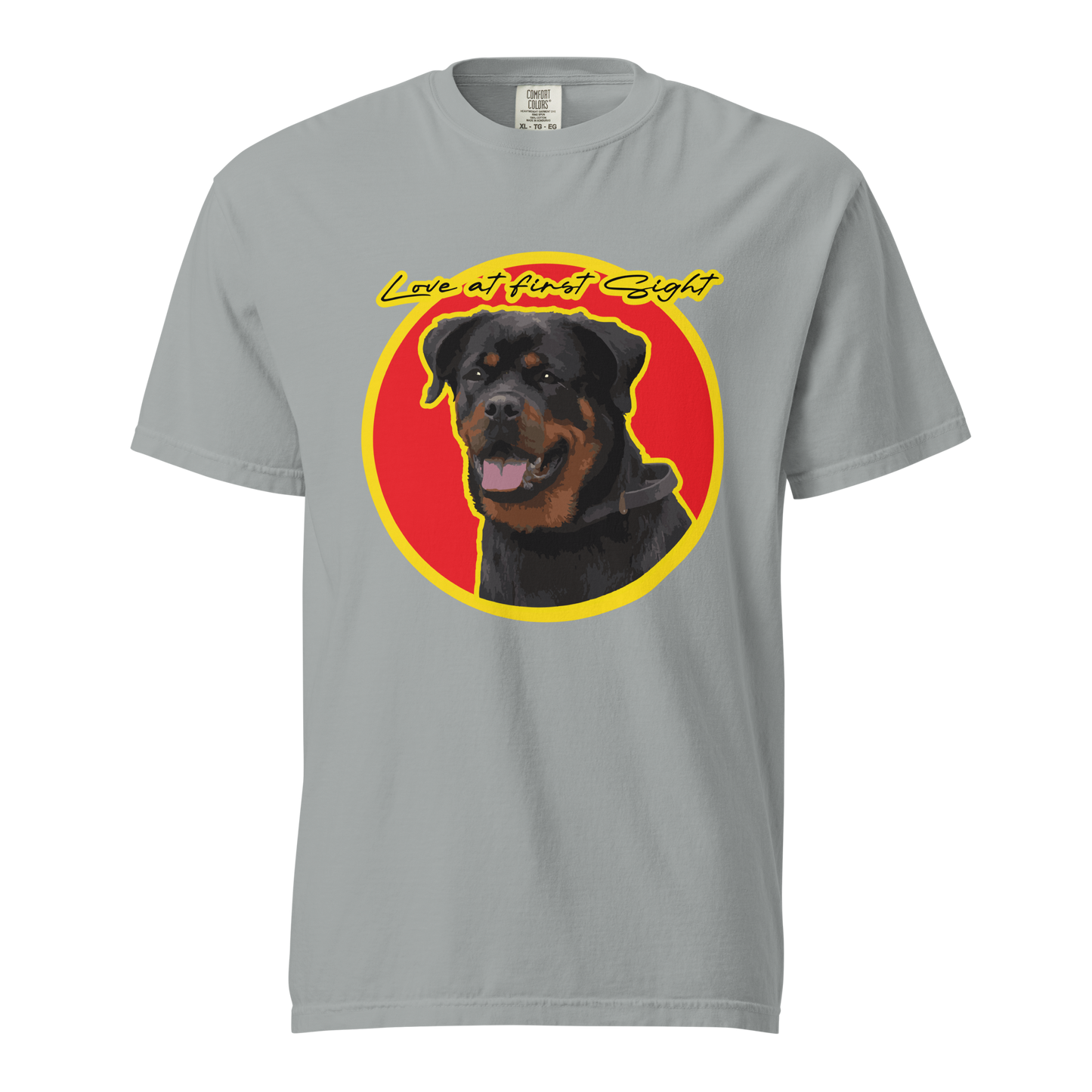 ${Rottweiler (Heavyweight t-shirt)} ${Pet Lovers Rottweiler Unisex (Heavyweight t-shirt)} ${xadaprints.com} ${XADA PRINTS}