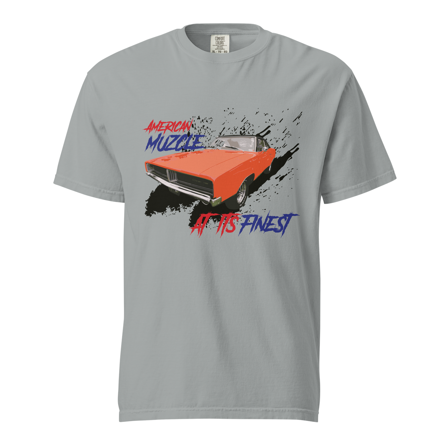 ${Dodge Charger (Heavyweight t-shirt)} ${Muscle Car Dodge Charger Unisex (Heavyweight t-shirt)} ${xadaprints.com} ${XADA PRINTS}