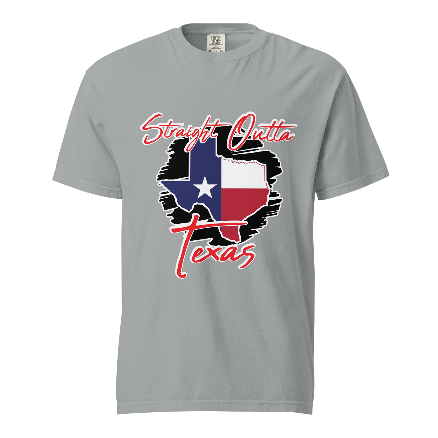 ${Texas State (Heavyweight t-shirt)} ${USA Love Texas State Unisex Garment-dyed t-shirt} ${xadaprints.com} ${XADA PRINTS